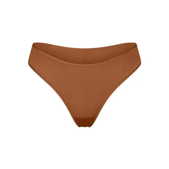 SKIMS Panties Shine Foundations Cheeky Brief Bronze Brown NWT Size 4X - Picture 1 of 9
